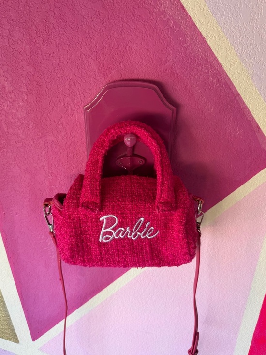 Barbie Handbags - Barbie Hot Pink Bouclé Mini Bag
